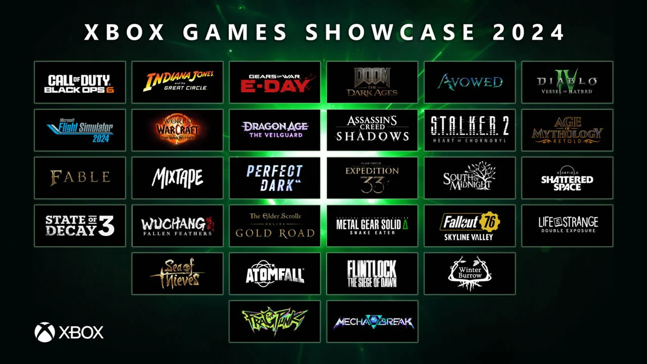 Xbox games showcase